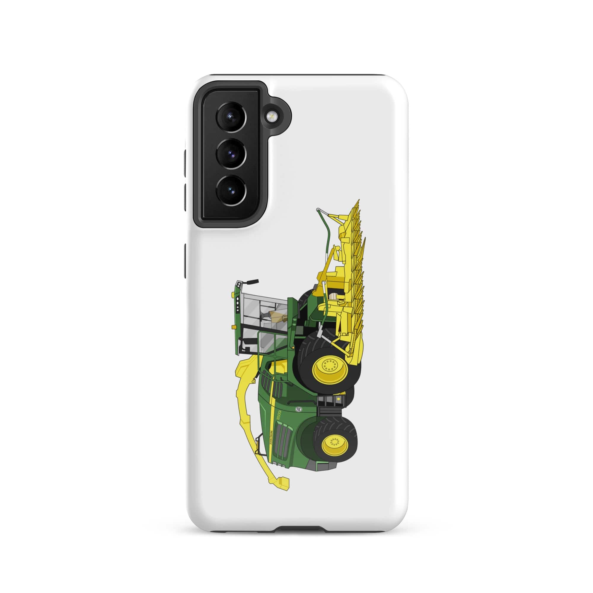 The Tractors Mugs Store Samsung Galaxy S21 John Deere 8500i Forage Harvester Tough case for Samsung® Quality Farmers Merch