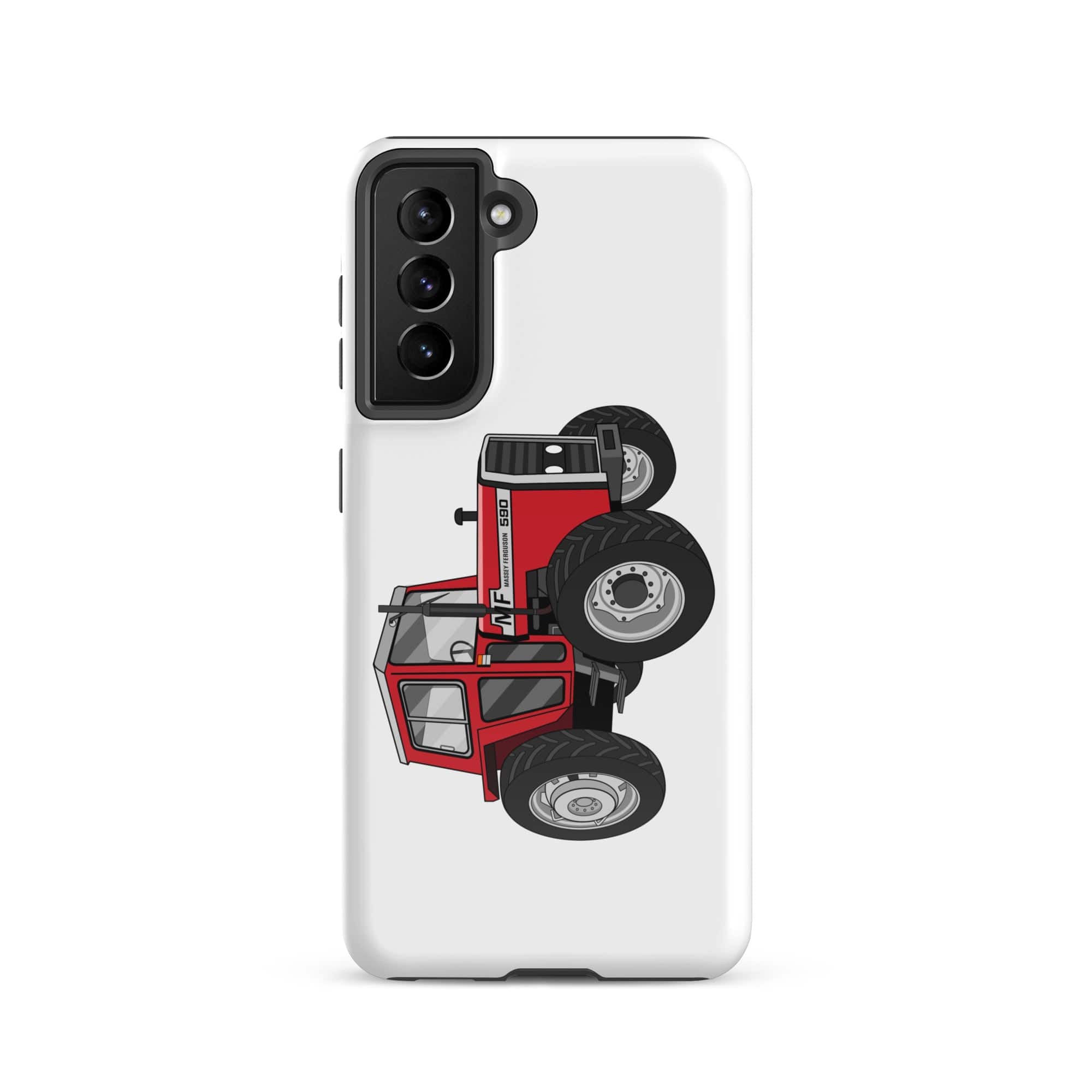 The Tractors Mugs Store Samsung Galaxy S21 Massey 590 4WD Tough case for Samsung® Quality Farmers Merch