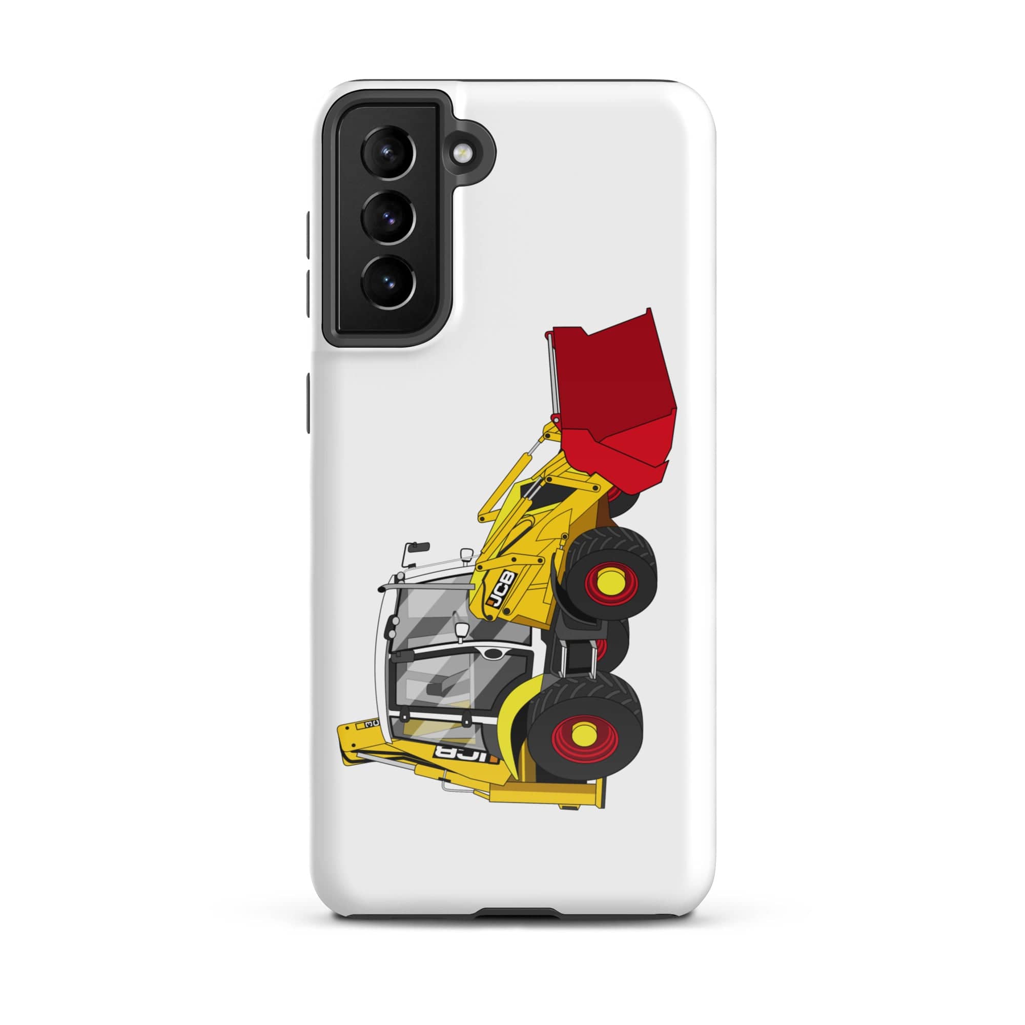 The Tractors Mugs Store Samsung Galaxy S21 Plus JCB 3CX 70th Anniversary Edition Tough case for Samsung® Quality Farmers Merch