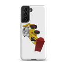 The Tractors Mugs Store Samsung Galaxy S21 Plus JCB 3CX White Cabin 2WD Tough case for Samsung® Quality Farmers Merch