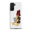 The Tractors Mugs Store Samsung Galaxy S21 Plus JCB 3D (1975) Tough case for Samsung® Quality Farmers Merch