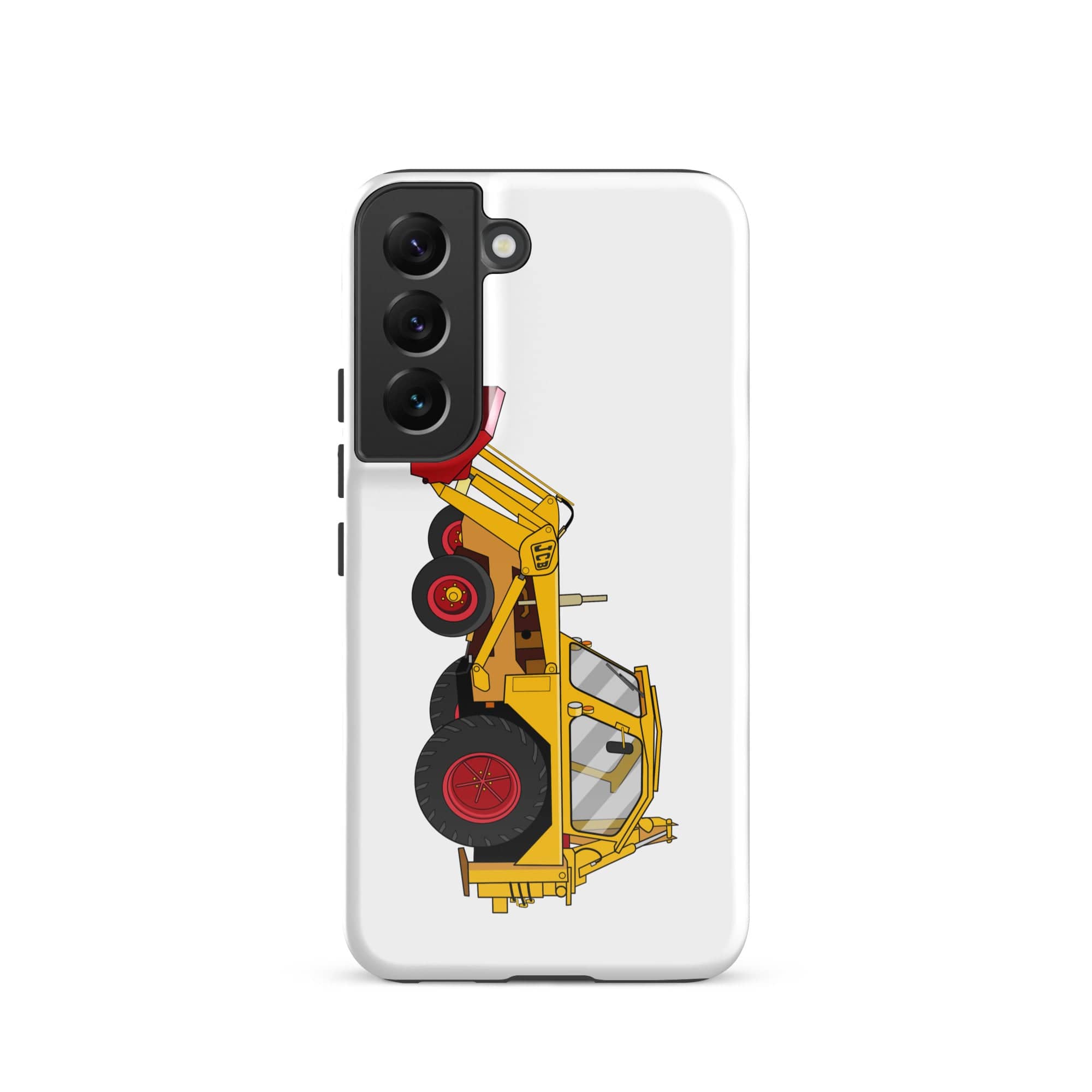 The Tractors Mugs Store Samsung Galaxy S22 JCB 3 Backhoe Tough case for Samsung® Quality Farmers Merch