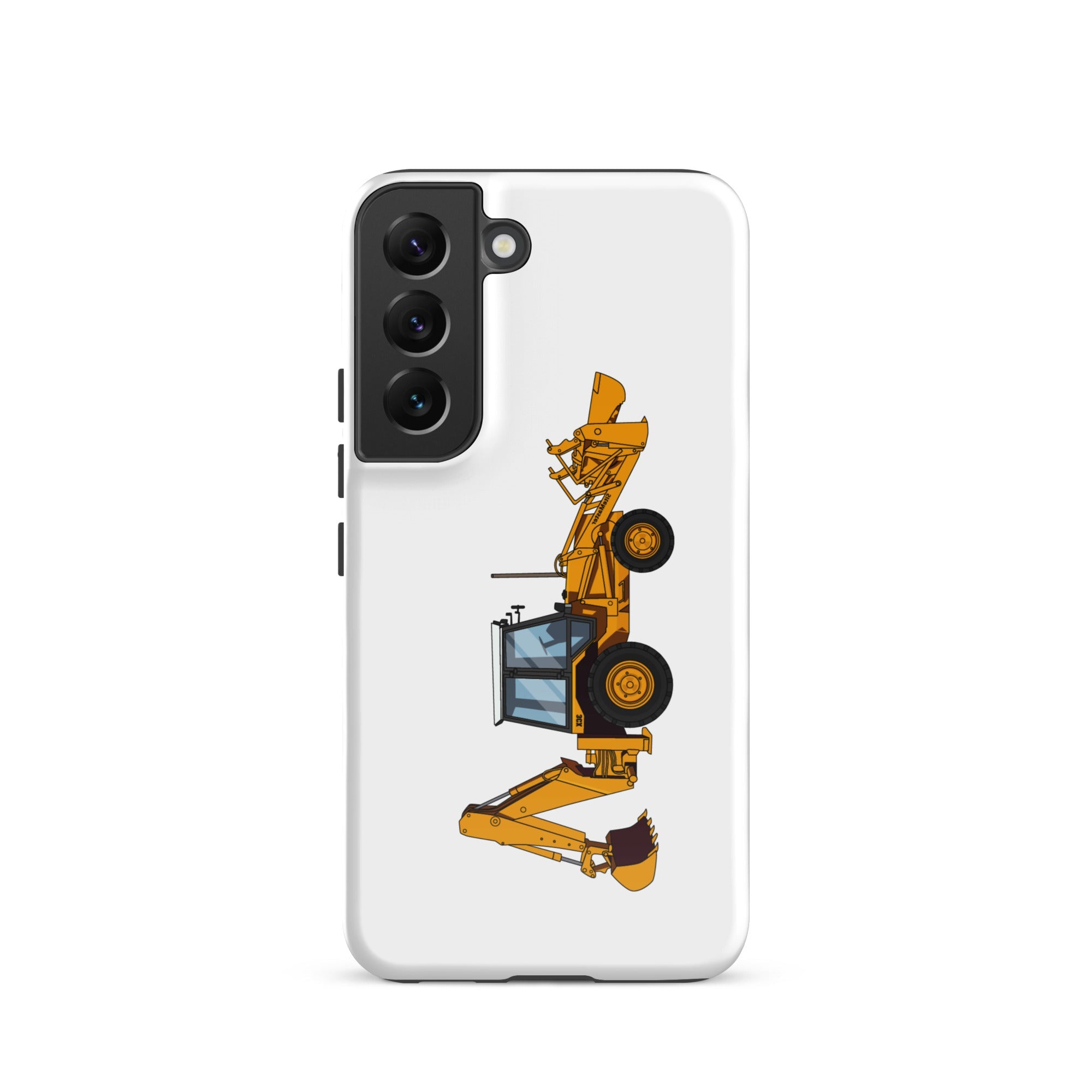 The Tractors Mugs Store Samsung Galaxy S22 JCB 3CX Tough case for Samsung® Quality Farmers Merch