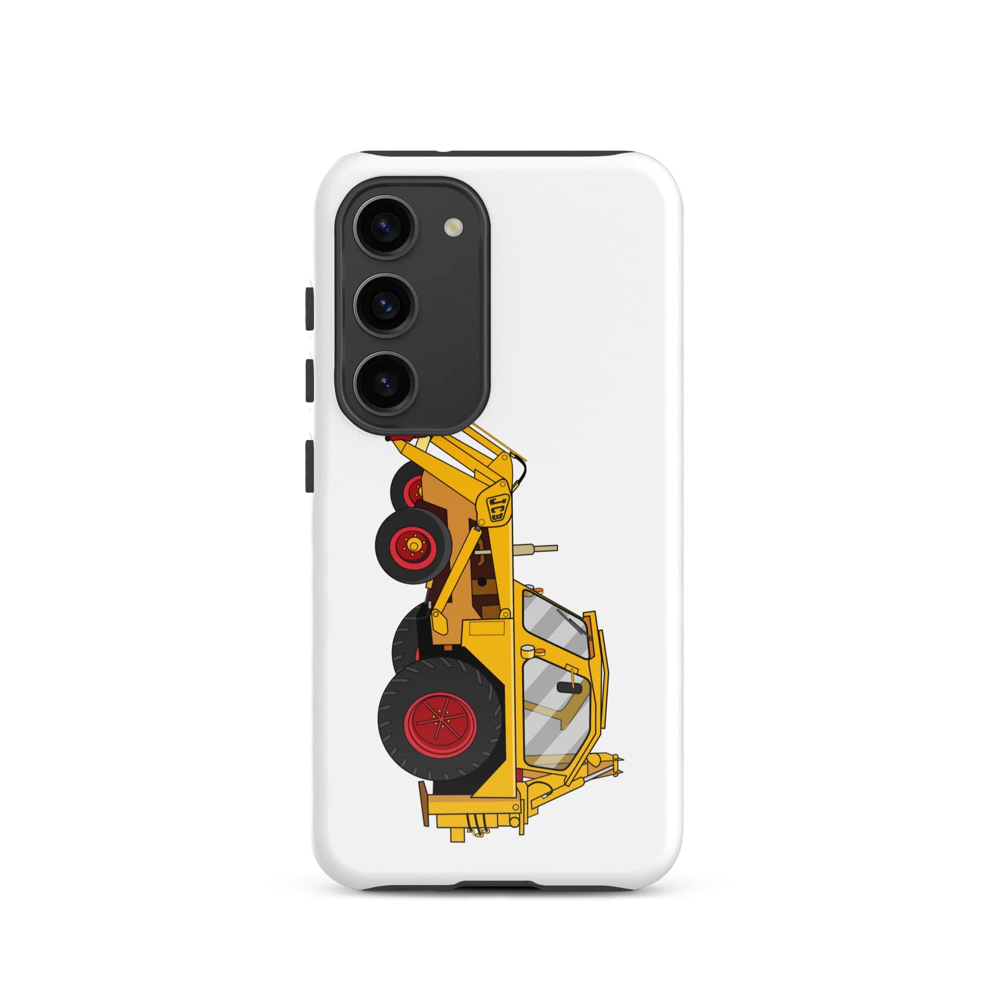 The Tractors Mugs Store Samsung Galaxy S23 JCB 3 Backhoe Tough case for Samsung® Quality Farmers Merch