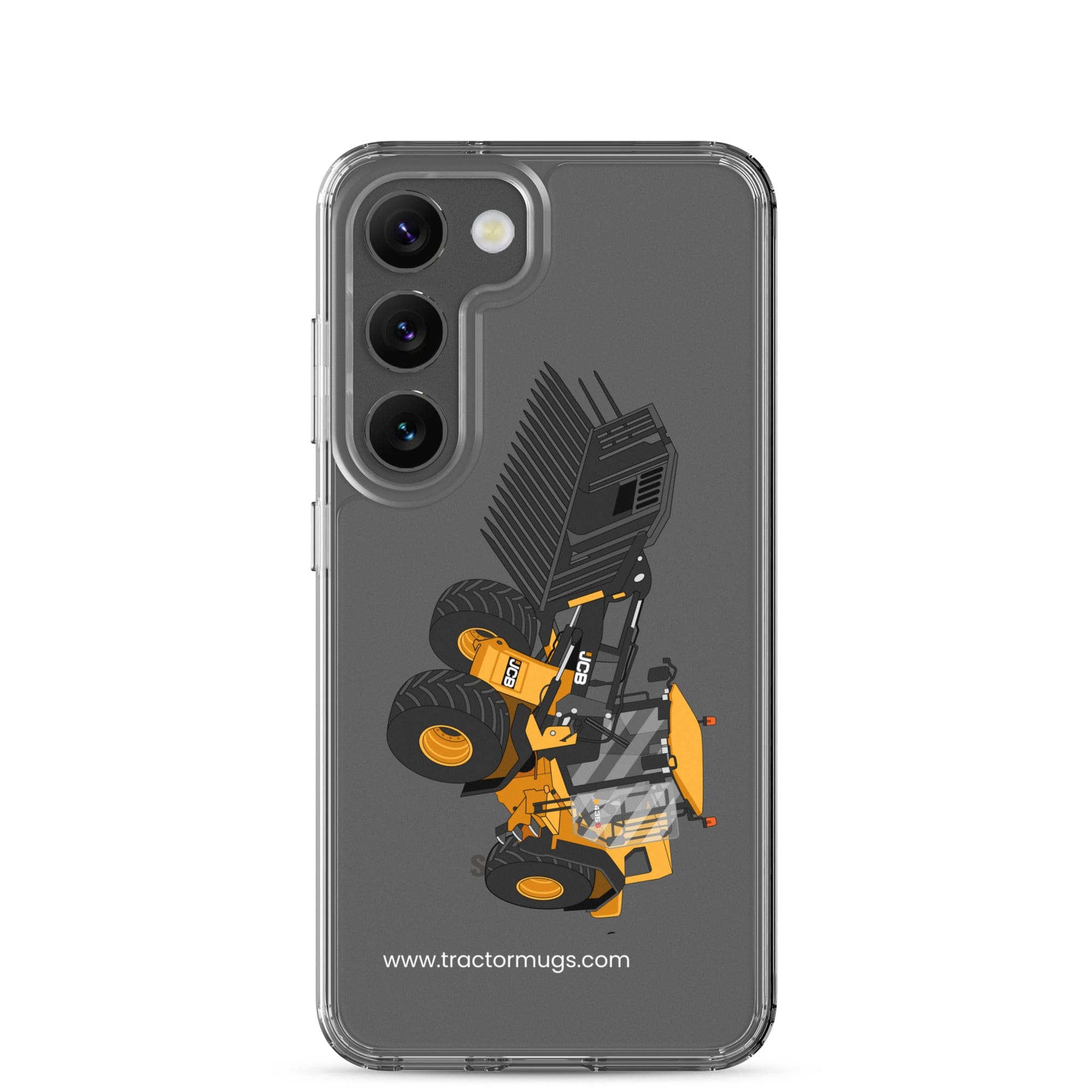 The Tractors Mugs Store Samsung Galaxy S23 JCB 435 S Farm Master Clear Case for Samsung® Quality Farmers Merch