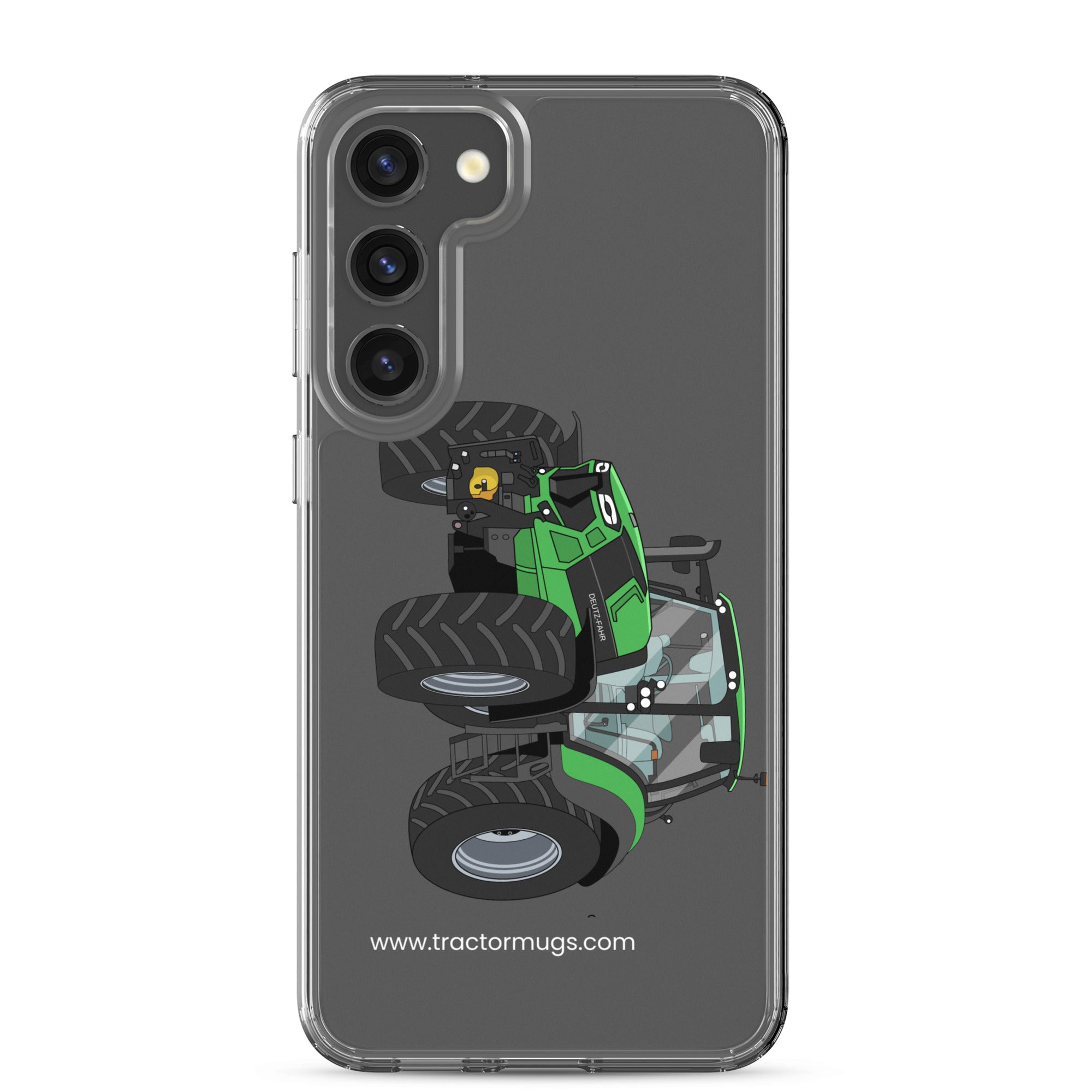 The Tractors Mugs Store Samsung Galaxy S23 Plus Deutz - Fahr Agrotron 7250 Ttv Clear Case for Samsung® Quality Farmers Merch