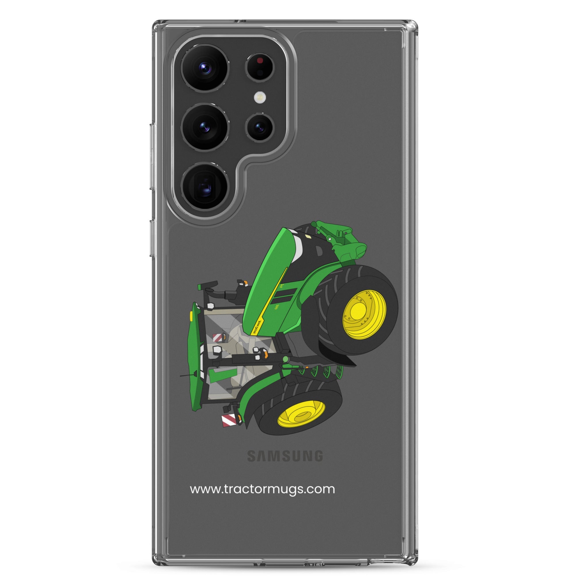 The Tractors Mugs Store Samsung Galaxy S23 Ultra John Deere 7R 350 auto powr Clear Case for Samsung® Quality Farmers Merch