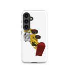 The Tractors Mugs Store Samsung Galaxy S24 JCB 3CX White Cabin 2WD Tough case for Samsung® Quality Farmers Merch