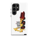 The Tractors Mugs Store Samsung Galaxy S24 Ultra JCB 3D (1975) Tough case for Samsung® Quality Farmers Merch