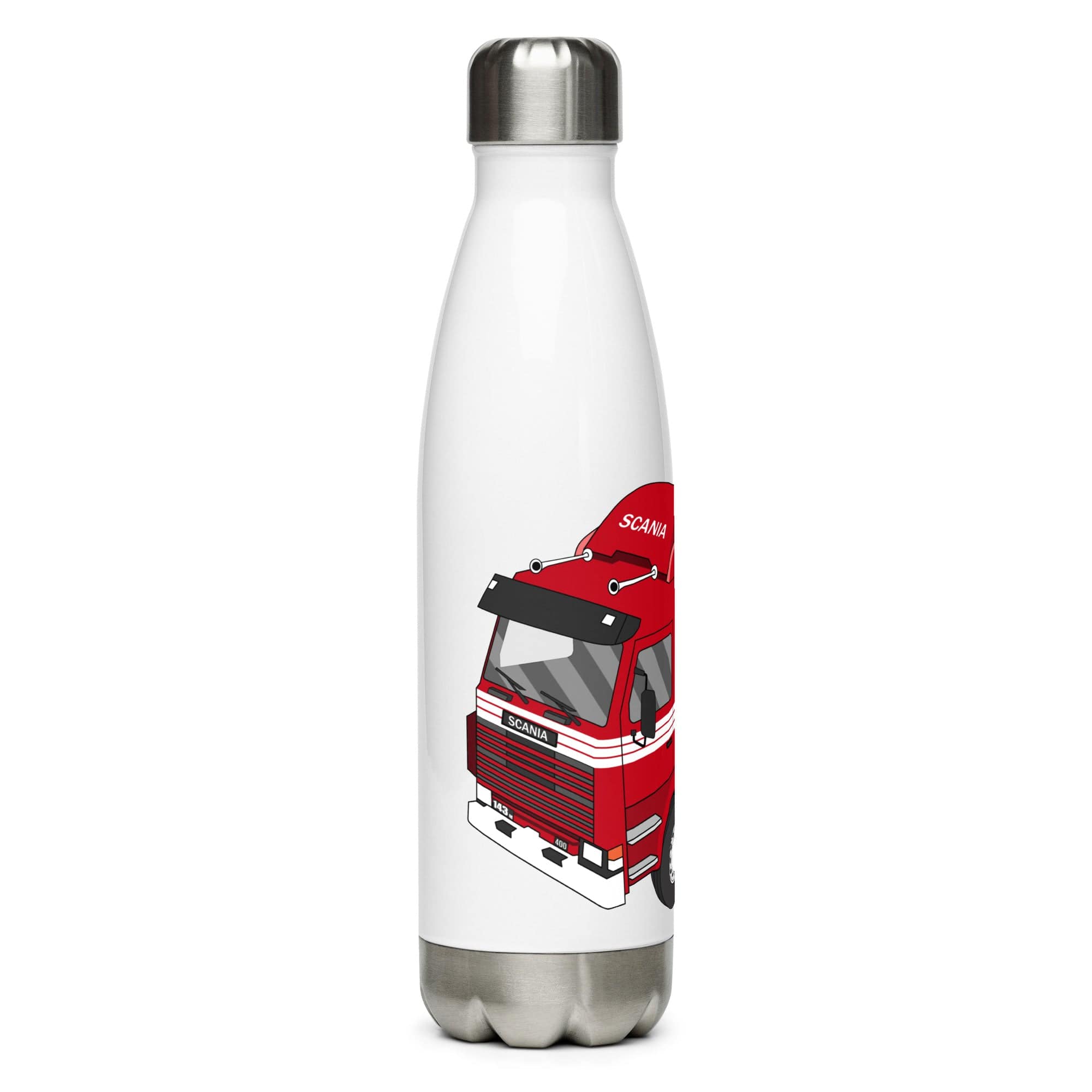 The Tractors Mugs Store Scania 143M 400 Stainless steel water bottle Quality Farmers Merch