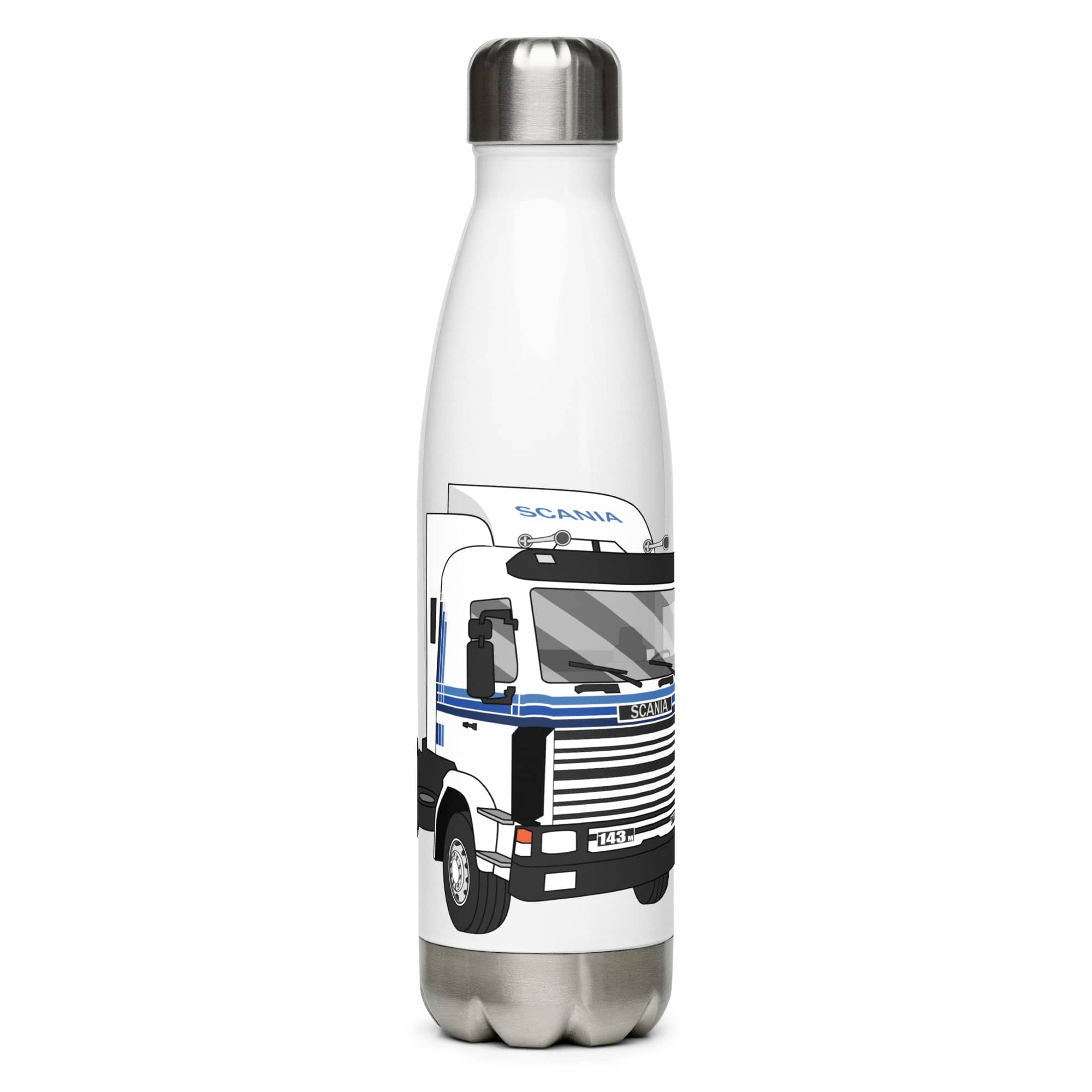 The Tractors Mugs Store Scania 143M 470 Stainless steel water bottle Quality Farmers Merch