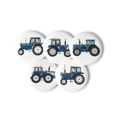 The Tractors Mugs Store Set of Ford Tractor Pin Buttons Quality Farmers Merch