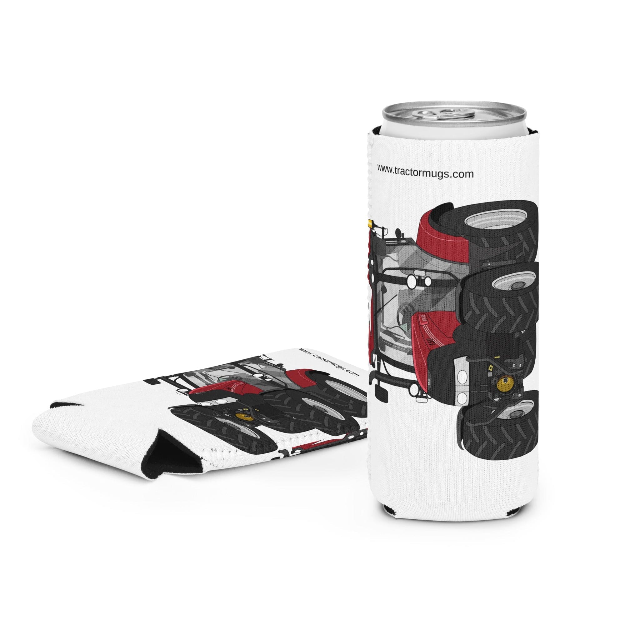 The Tractors Mugs Store Slim 12 oz Case IH Maxxum 150 Activedrive 8 Can cooler Quality Farmers Merch