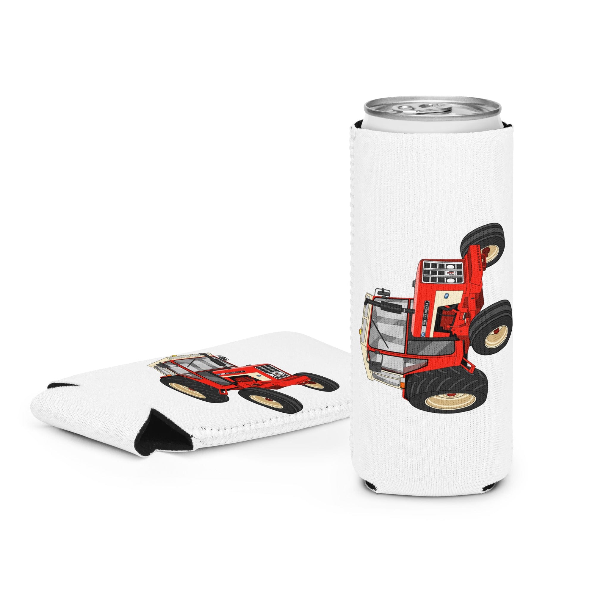 The Tractors Mugs Store Slim 12 oz International 674 Can cooler Quality Farmers Merch