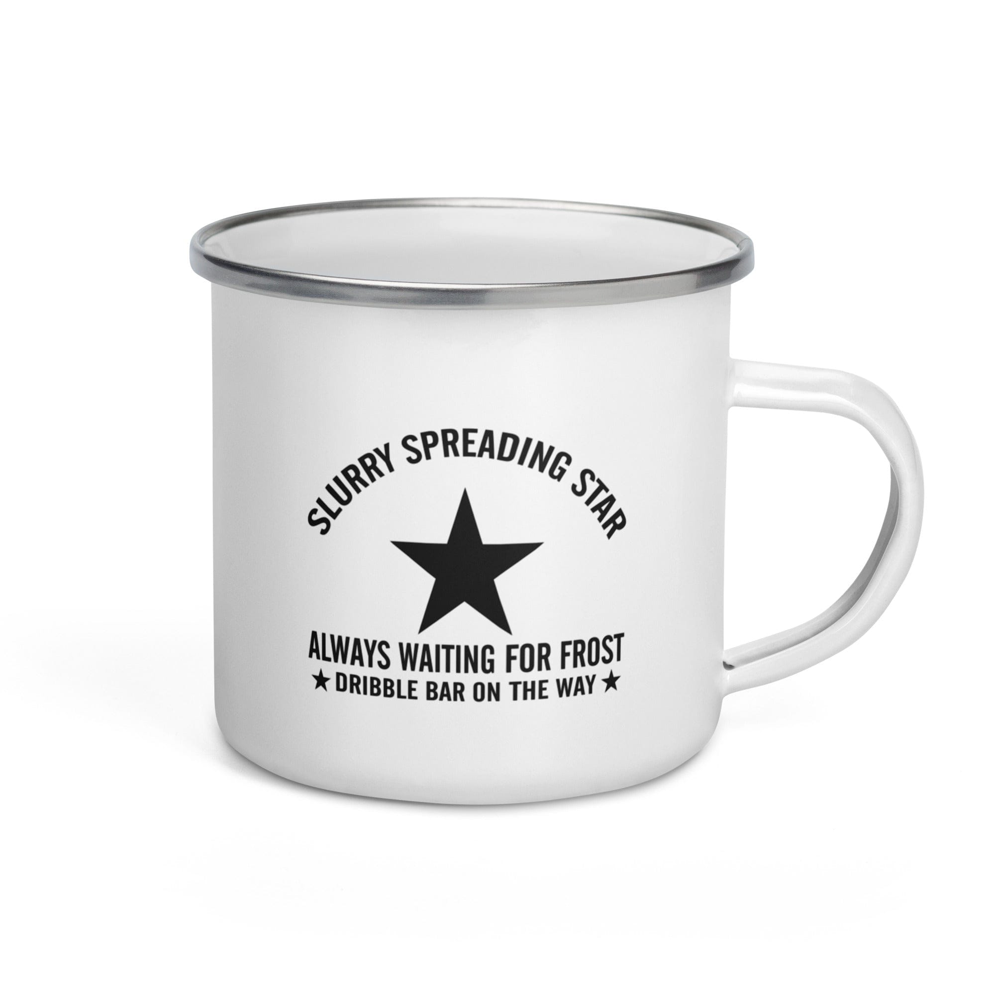 The Tractors Mugs Store Slurry Speading Star Enamel Mug Quality Farmers Merch