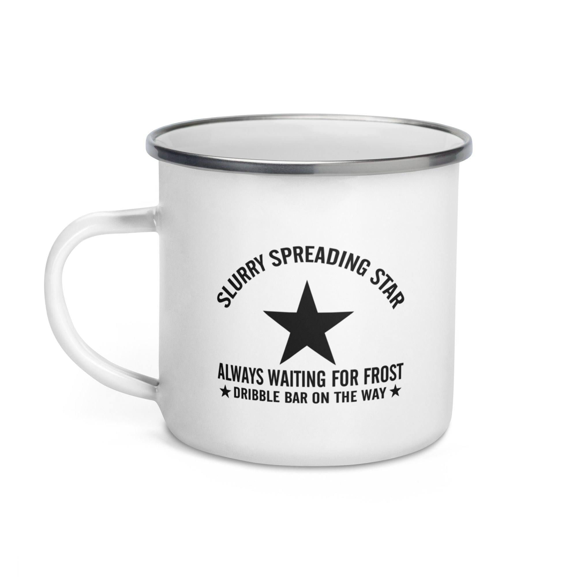 The Tractors Mugs Store Slurry Speading Star Enamel Mug Quality Farmers Merch