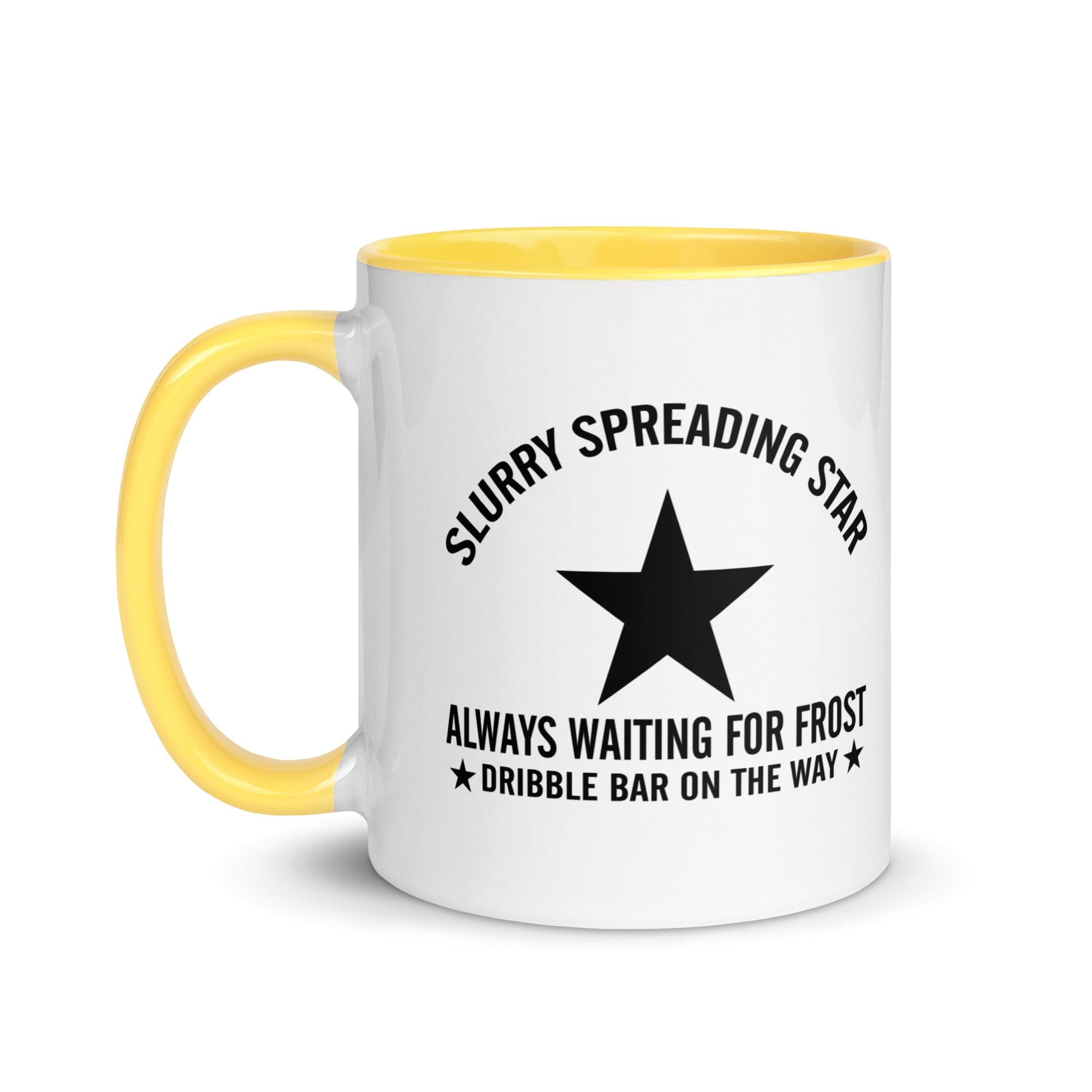 The Tractors Mugs Store Slurry Star Mug with Color Inside Quality Farmers Merch