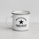 The Tractors Mugs Store Star Field Ploughman Enamel Mug Quality Farmers Merch