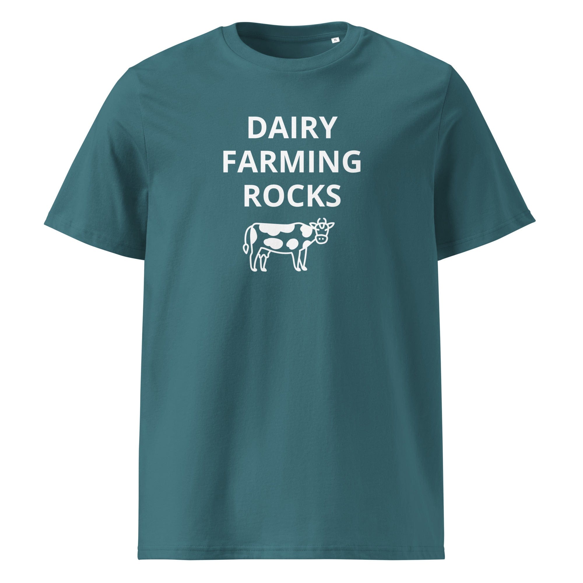 The Tractors Mugs Store Stargazer / S Dairy Farming Rocks Unisex organic cotton t-shirt Quality Farmers Merch