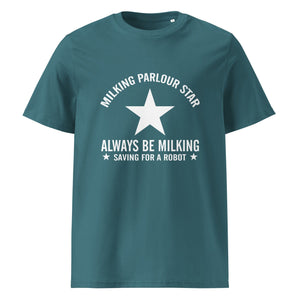 The Tractors Mugs Store Stargazer / S Milking Parlour Star Unisex organic cotton t-shirt Quality Farmers Merch