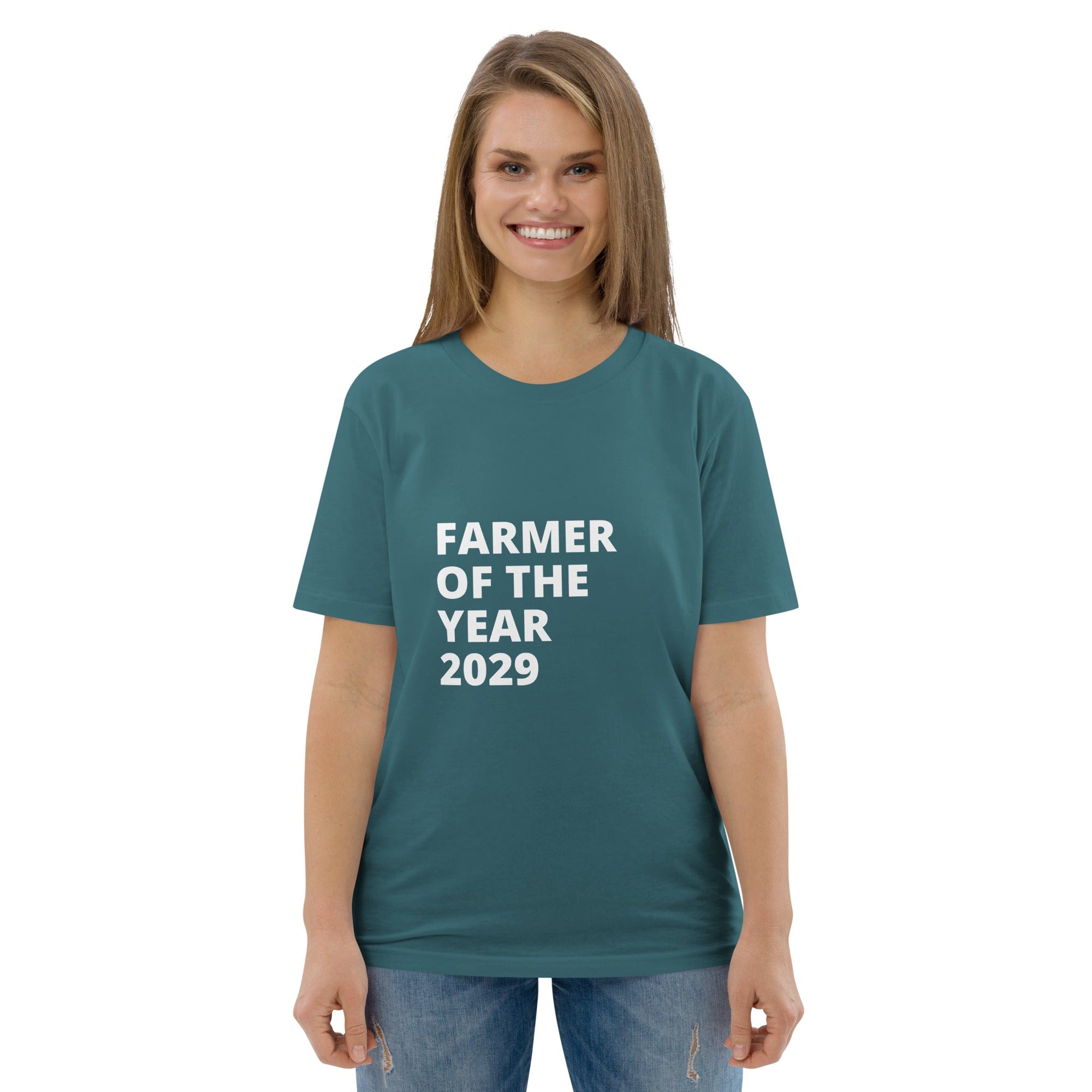 The Tractors Mugs Store T-Shirt Stargazer / S Farmer of The Year 2029 Unisex Organic Cotton T-shirt Quality Farmers Merch