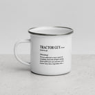 The Tractors Mugs Store The Tractor Guy Enamel Mug Quality Farmers Merch