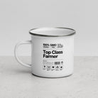 The Tractors Mugs Store Top Class Farmer Enamel Mug Quality Farmers Merch