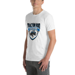 The Tractors Mugs Store Tractor Run Champion mens Short-Sleeve Unisex T-Shirt Quality Farmers Merch