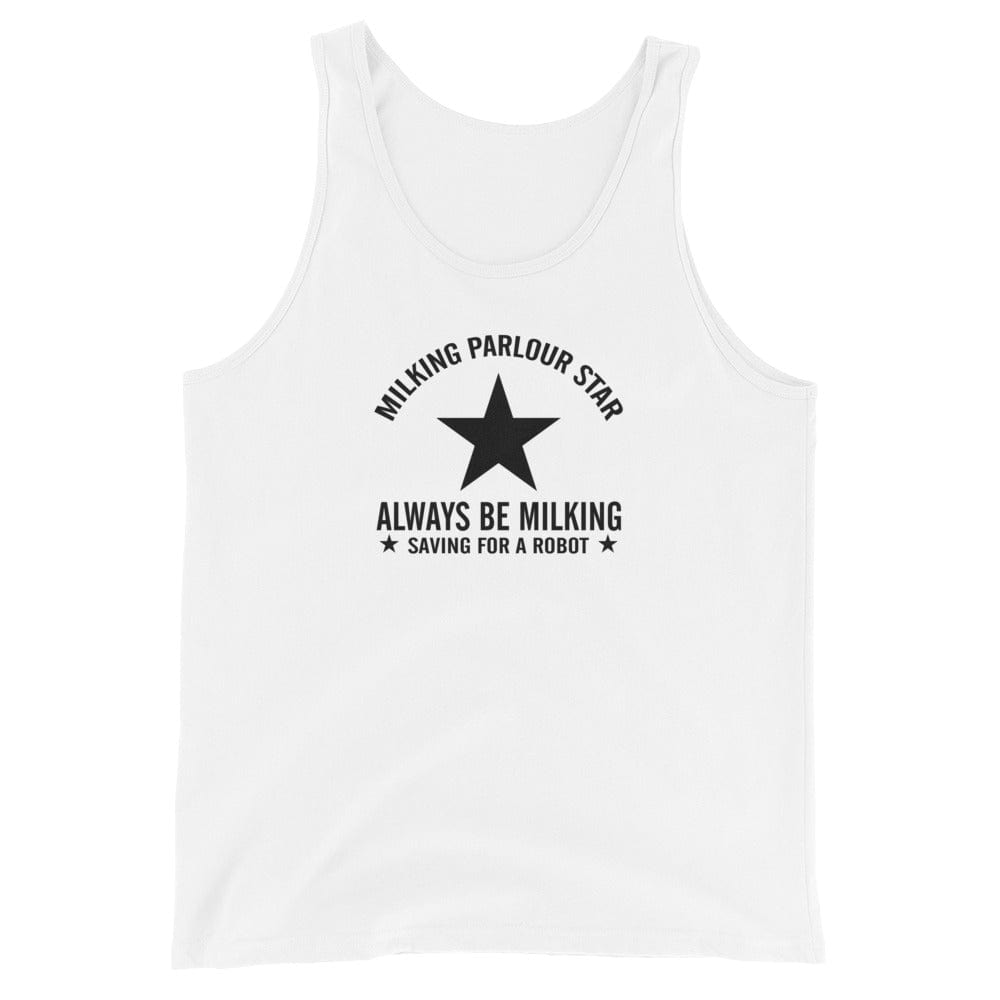 The Tractors Mugs Store XS Milking Parlour Star Men's Tank Top Quality Farmers Merch