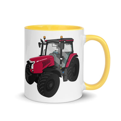 The Tractors Mugs Store Yellow McCormick X6.414 P6-Drive Mug with Color Inside Quality Farmers Merch