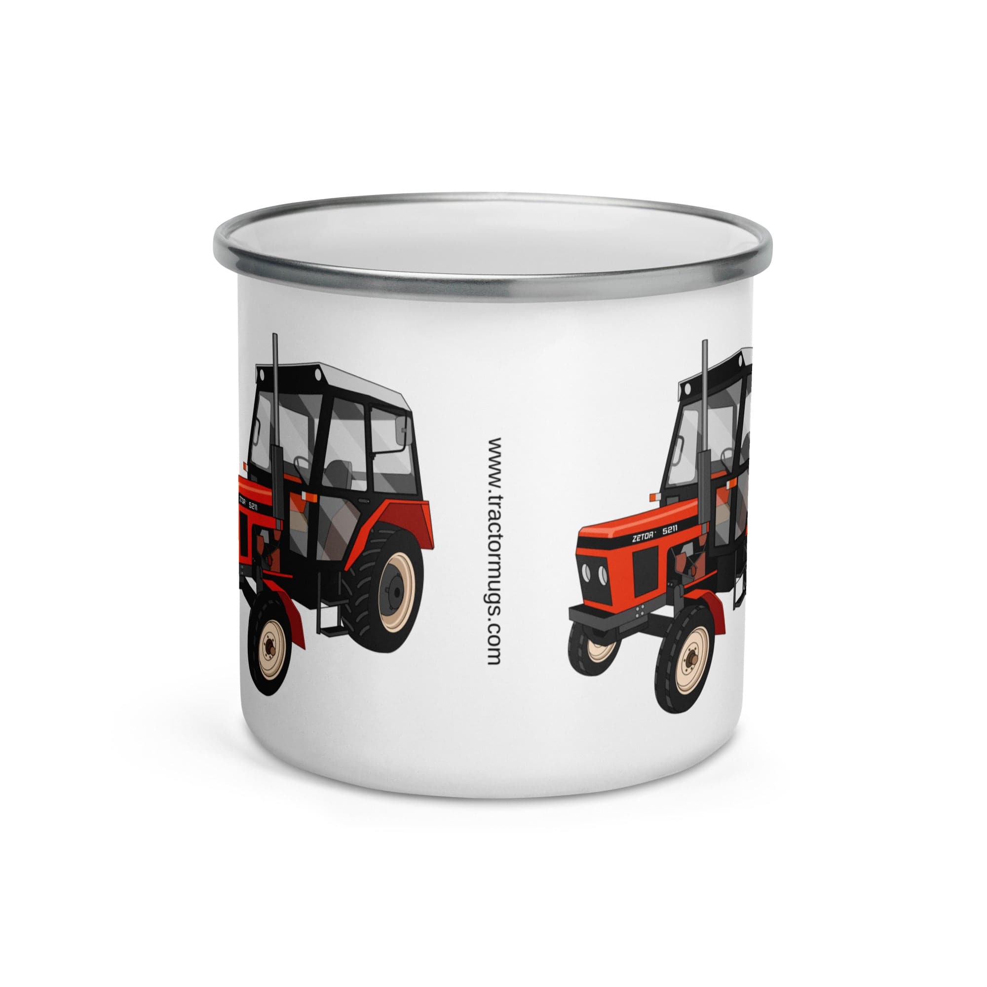 The Tractors Mugs Store Zetor 5211 Enamel Mug Quality Farmers Merch