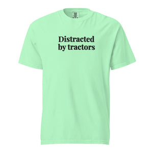 Distracted by Tractors T-shirt - Island Reef