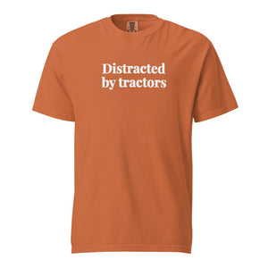 Distracted by Tractors T-shirt - Yam