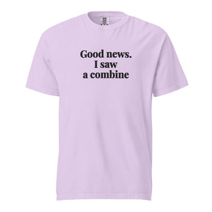 Good News. I Saw A Combine Unisex Premium T-shirt - Orchid