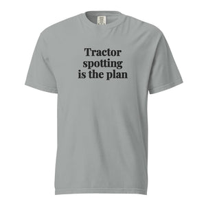 Tractor Spotting Is the Plan Unisex Premium T-shirt - Granite