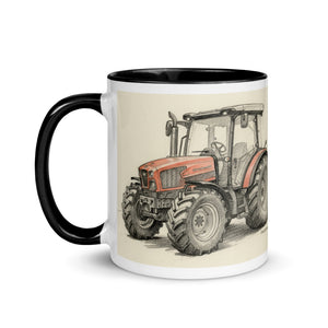 SAME colour inside mug – Tractor Mugs