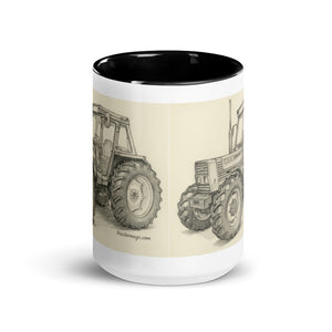FIAT Mug with Color Inside – Tractor Mugs