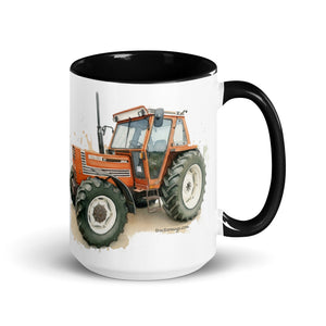 FIAT Mug with Color Inside – Tractor Mugs
