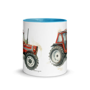 FIAT Mug with Color Inside – Tractor Mugs