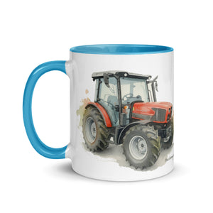 SAME colour inside mug – Tractor Mugs