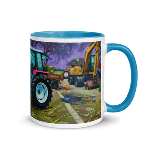 Renault colour inside mug – Tractor Mugs