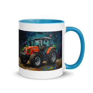 SAME colour inside mug – Tractor Mugs