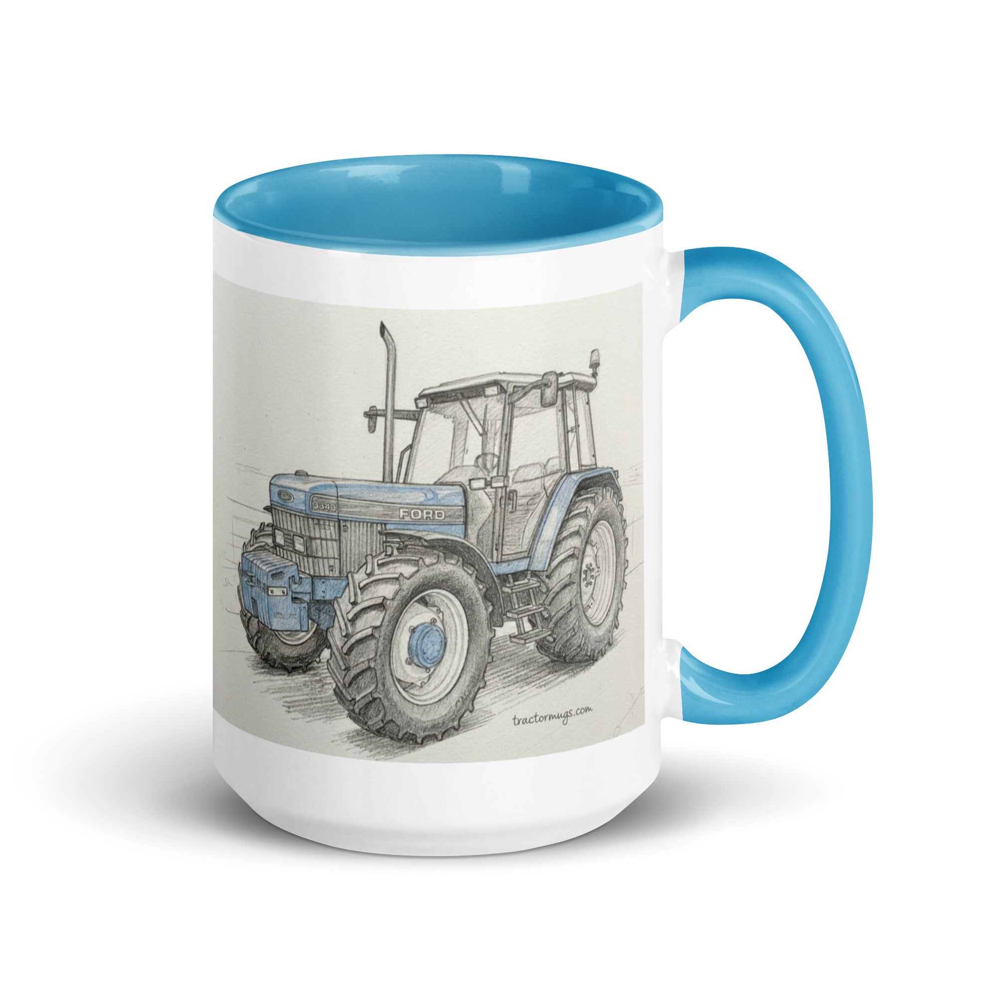 Ford Mug with Color Inside – Tractor Mugs