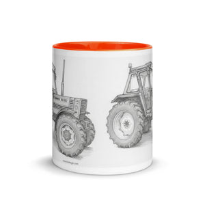 FIAT Mug with Color Inside – Tractor Mugs