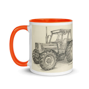 FIAT Mug with Color Inside – Tractor Mugs