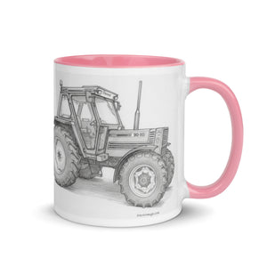 FIAT colour inside mug – Tractor Mugs