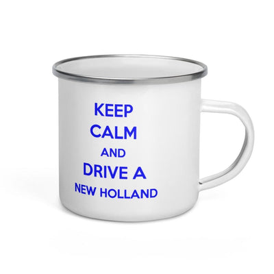 Keep Calm New Holland Enamel Mug